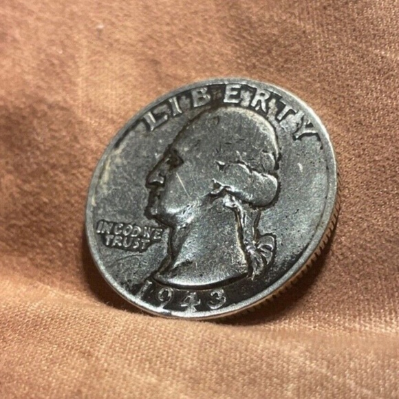 1943-D Washington Quarter RF 90% Silver Nice toning - Picture 2 of 5